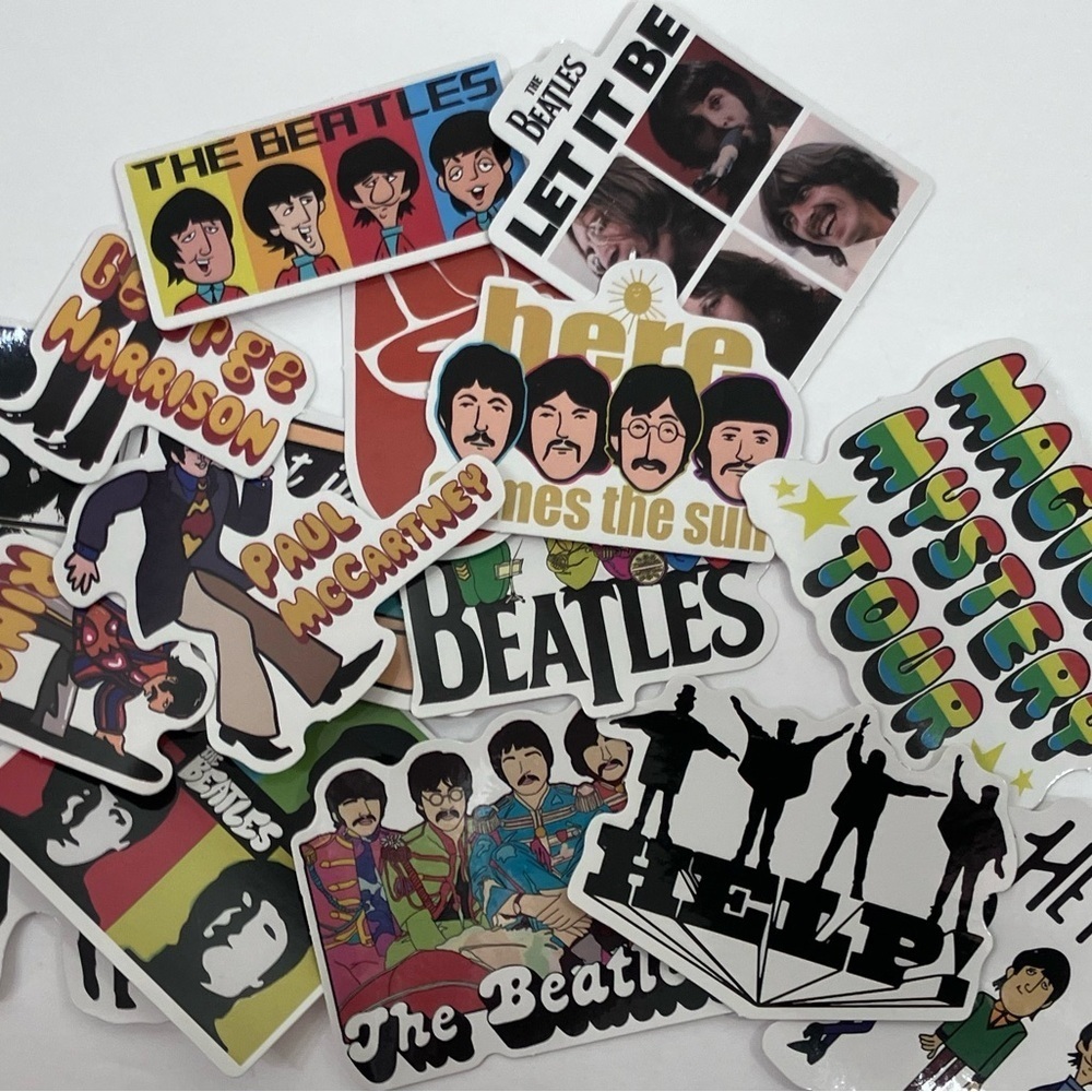 The Beatles Colorful Sticker Set - Picture 9 of 10